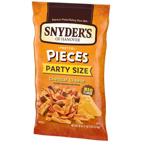 Snyders Of Hanover Morceaux de Bretzels, Fromage Cheddar, Format Fête, 510 g