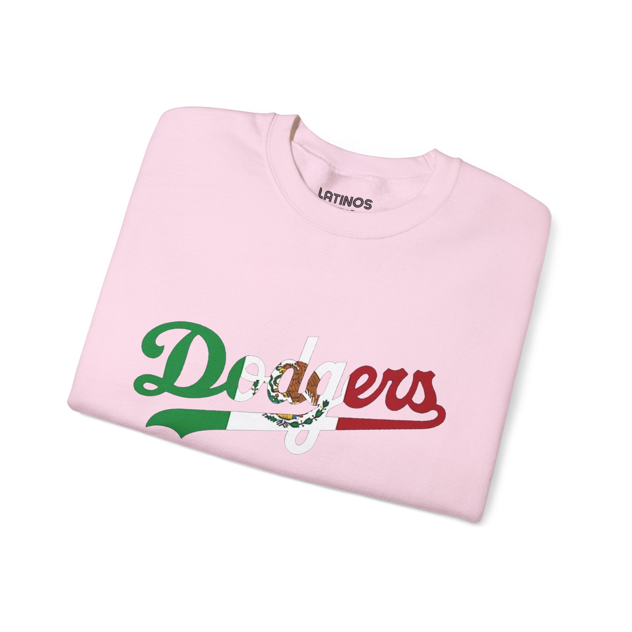 Sweat-shirt ras du cou Los Angeles Mexican Pride Dodger | Séries mondiales 2025 Champions de LA Baseball | Latino drôle | 3 couleurs
