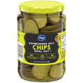 Cornichons aneth coupés ovales de Kroger pour hamburgers 710 ml