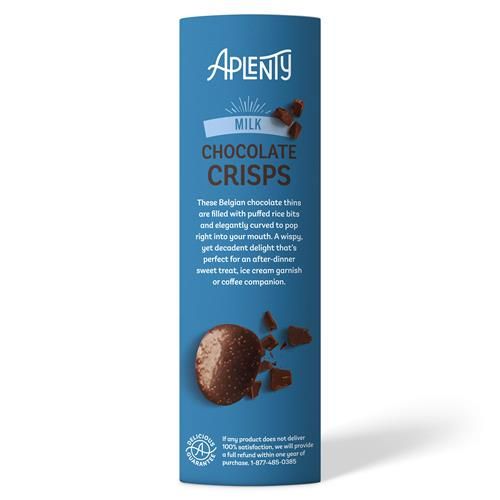 Crisps au chocolat au lait Aplenty, 125 g