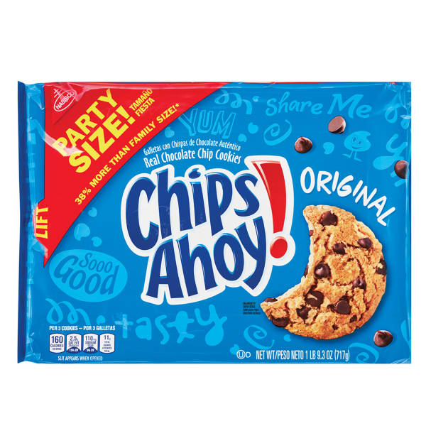 Biscuits Chips Ahoy! Original format familial Nabisco, 717 g