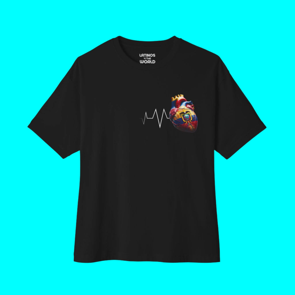 ECUADOR Always In My Heart T-shirt | Ecuadorian Heartbeat Corazon | Latino Pride Funny Viral Tees