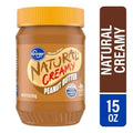 Kroger Natural Peanut Butter Creamy 15 oz