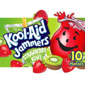 Boisson aromatisée aux fraises et kiwis Kool-Aid Jammers, boîte de 10 unités, sachets de 177 ml