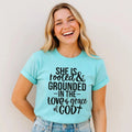 Elle est enracinée et fondée Amour Grâce Dieu Tee