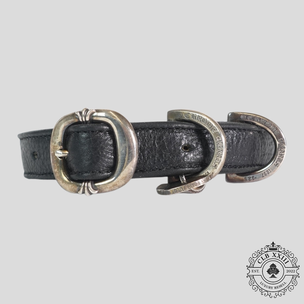 Collier pour chien Chrome Hearts en noir