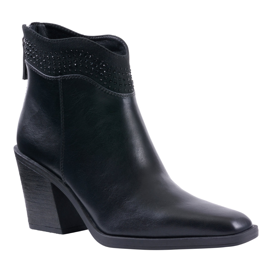 Bottine noire Dawn pour femme