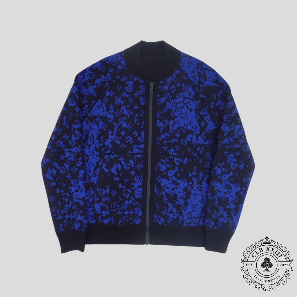 Blouson bomber réversible Louis Vuitton en jacquard Monogram