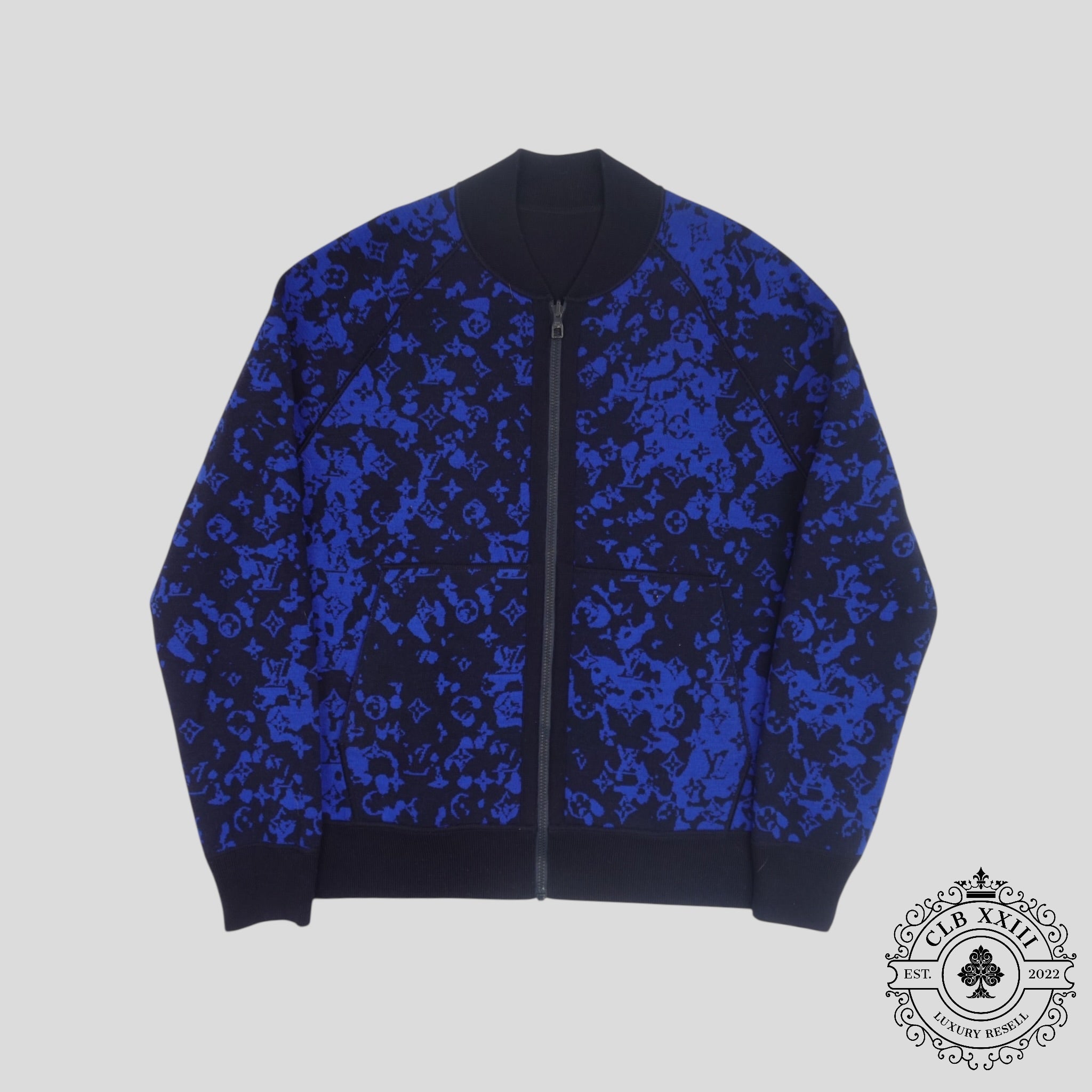 Blouson bomber réversible Louis Vuitton en jacquard Monogram