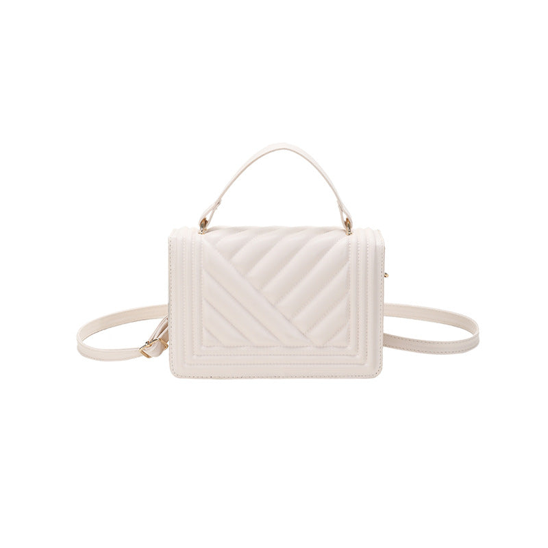 Sacs éblouissants pour femmes, sacs à bandoulière en chaîne en cuir PU, sacs à main à la mode pour dames, sac messager simple, sac à main décontracté de style occidental, portable pour femmes