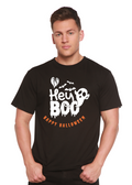 T-shirt graphique à manches courtes pour homme en viscose de bambou et coton biologique Hey Boo