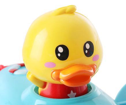 Jouets de bain pour bébé dessin animé, jouet d'eau classique en forme de canard à tirer pour bébé, jouet de bain pour l'éducation précoce du nourrisson, jouet de natation de plage pour enfants.