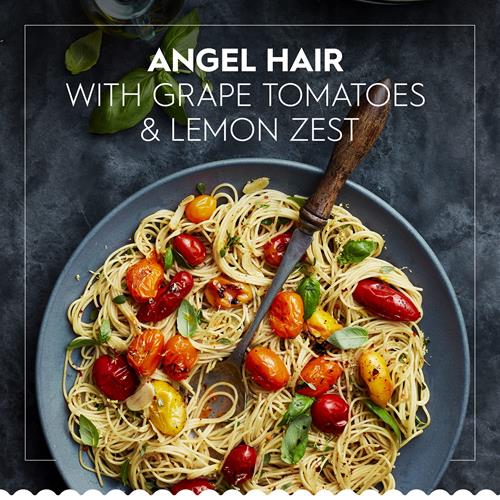 Pâtes Capellini Barilla, boîte de 450 g - Pâtes sans OGM fabriquées avec de la semoule de blé dur - Pâtes certifiées casher