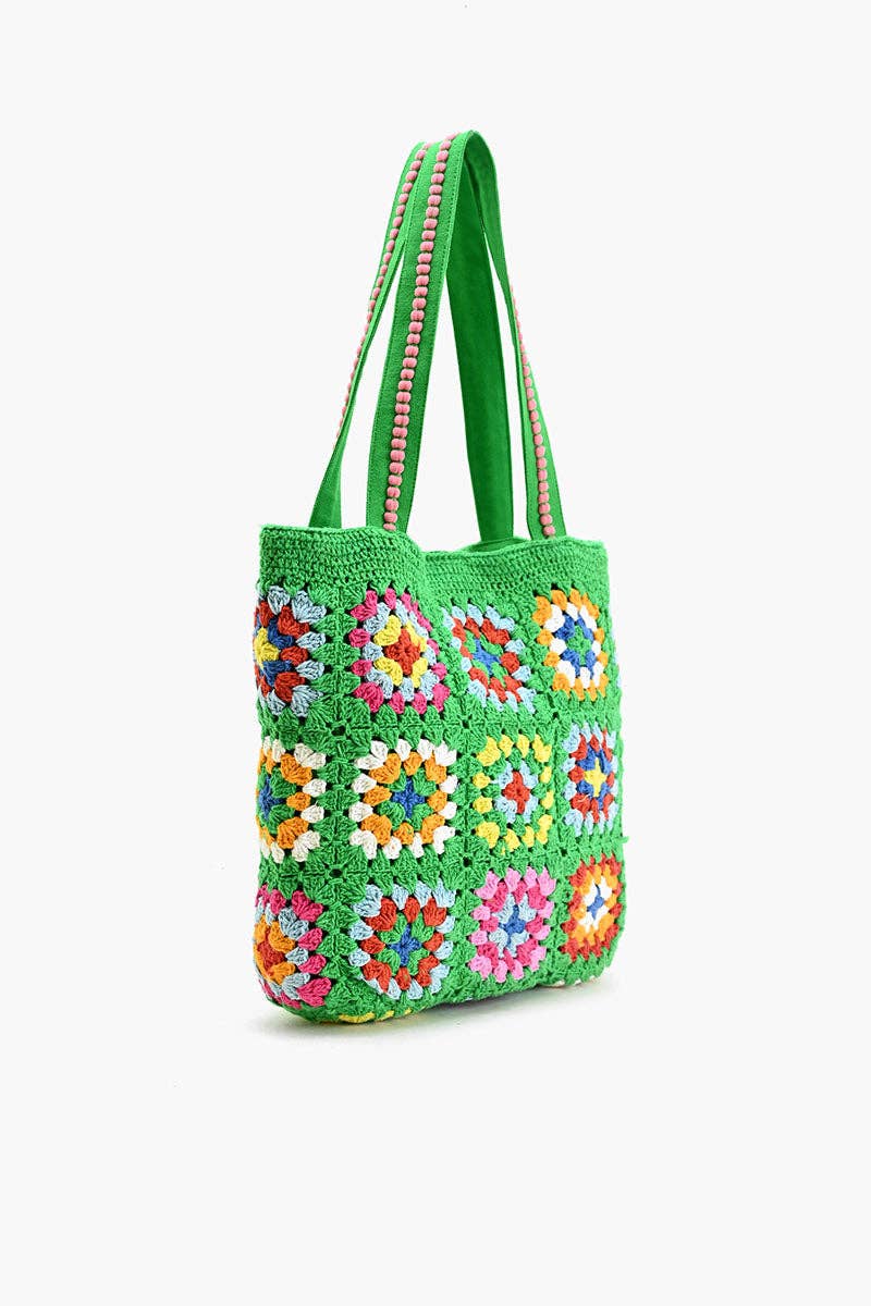Sac fourre-tout au crochet « Éclat enraciné »