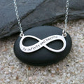 “To Infinity and Beyond” Necklace – Sterling Silver Infinity Pendant on 17" Chain