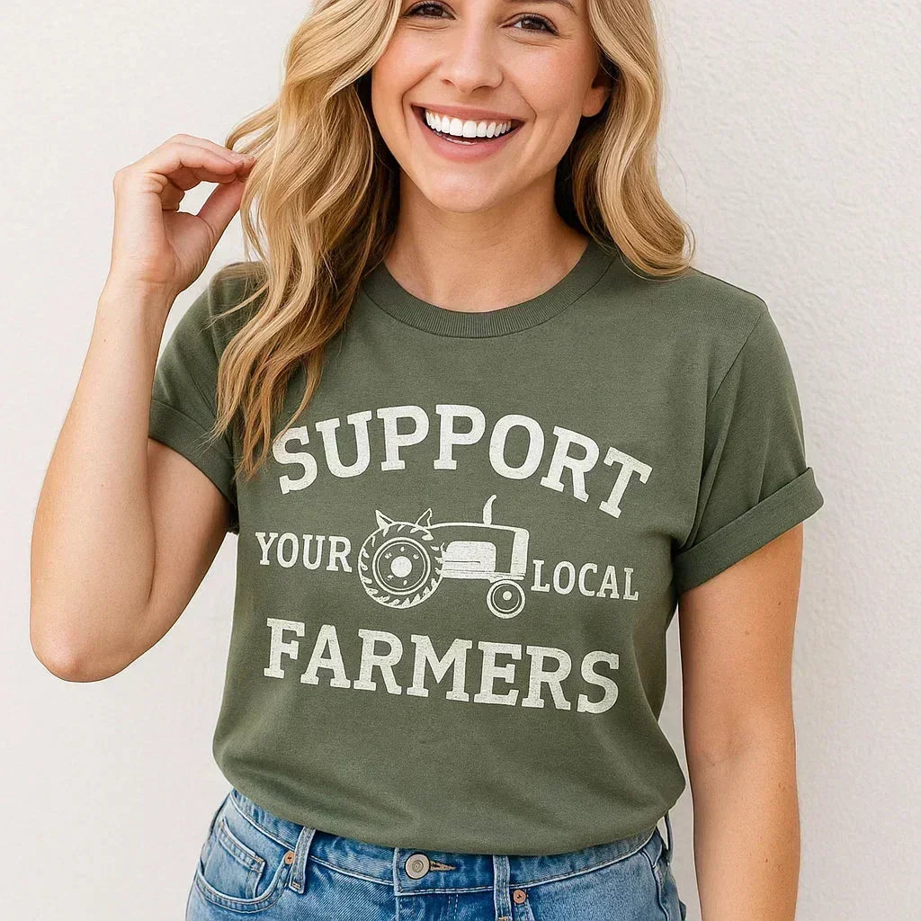 T-shirt Soutenez vos agriculteurs locaux