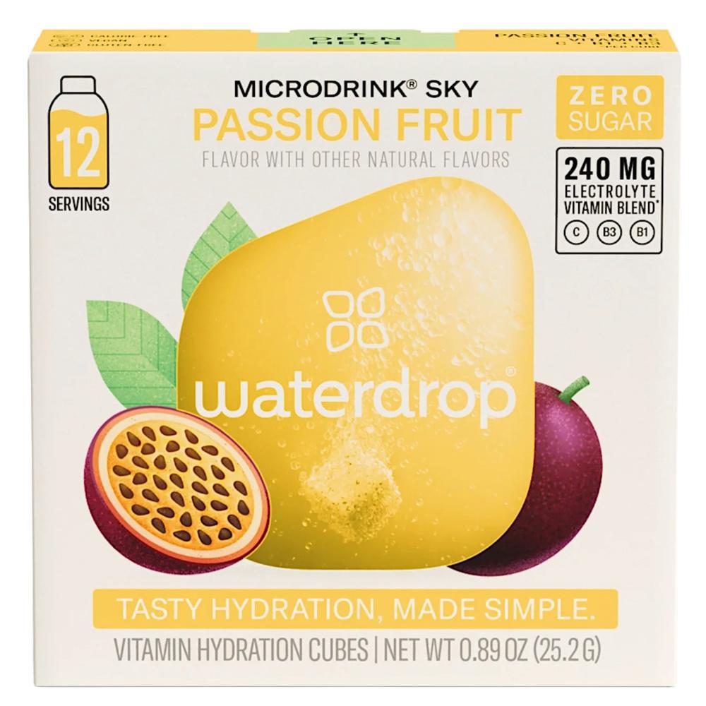 Waterdrop - Cubes d'Hydratation Rapide « Fruit de la Passion » (12 unités)