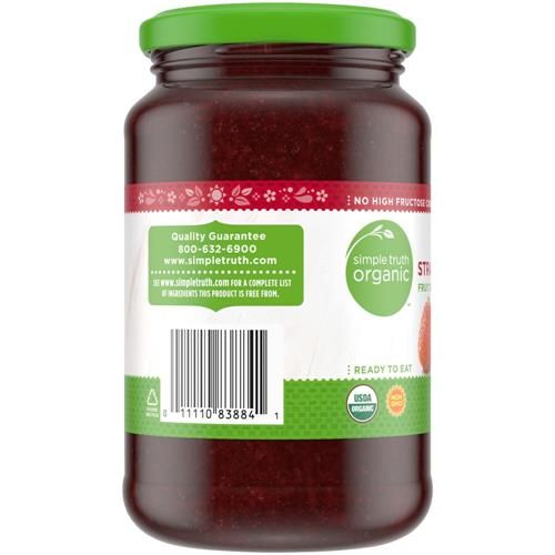Confiture de fraises bio Simple Truth 467 g
