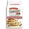 Biscuits fins et croustillants aux pépites de chocolat au lait Farmhouse de Pepperidge Farm, sac de 195 g (14 biscuits)