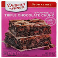 Préparation pour brownies Duncan Hines Signature Triple Chocolat en morceaux, 510 g