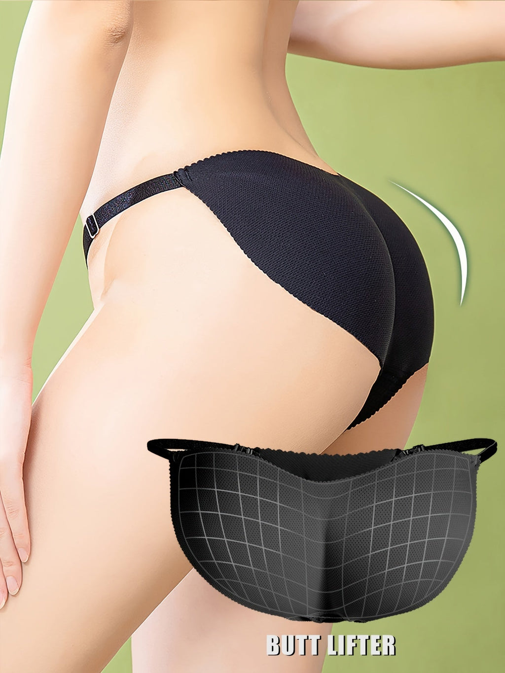 Culotte Invisible Push-up Effet Faux Fesses pour Femme – Lingerie Féminine Ultra-Fine, Respirante et Sans Couture pour un Rehaussement Naturel et un Confort Optimal Toute la Journée