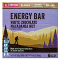 Barres énergétiques Elevation Chocolat blanc et noix de macadamia, 6 unités