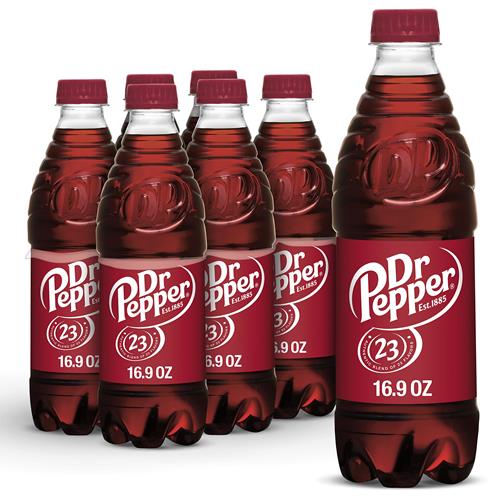 Dr Pepper - 16,9 oz, paquet de 6