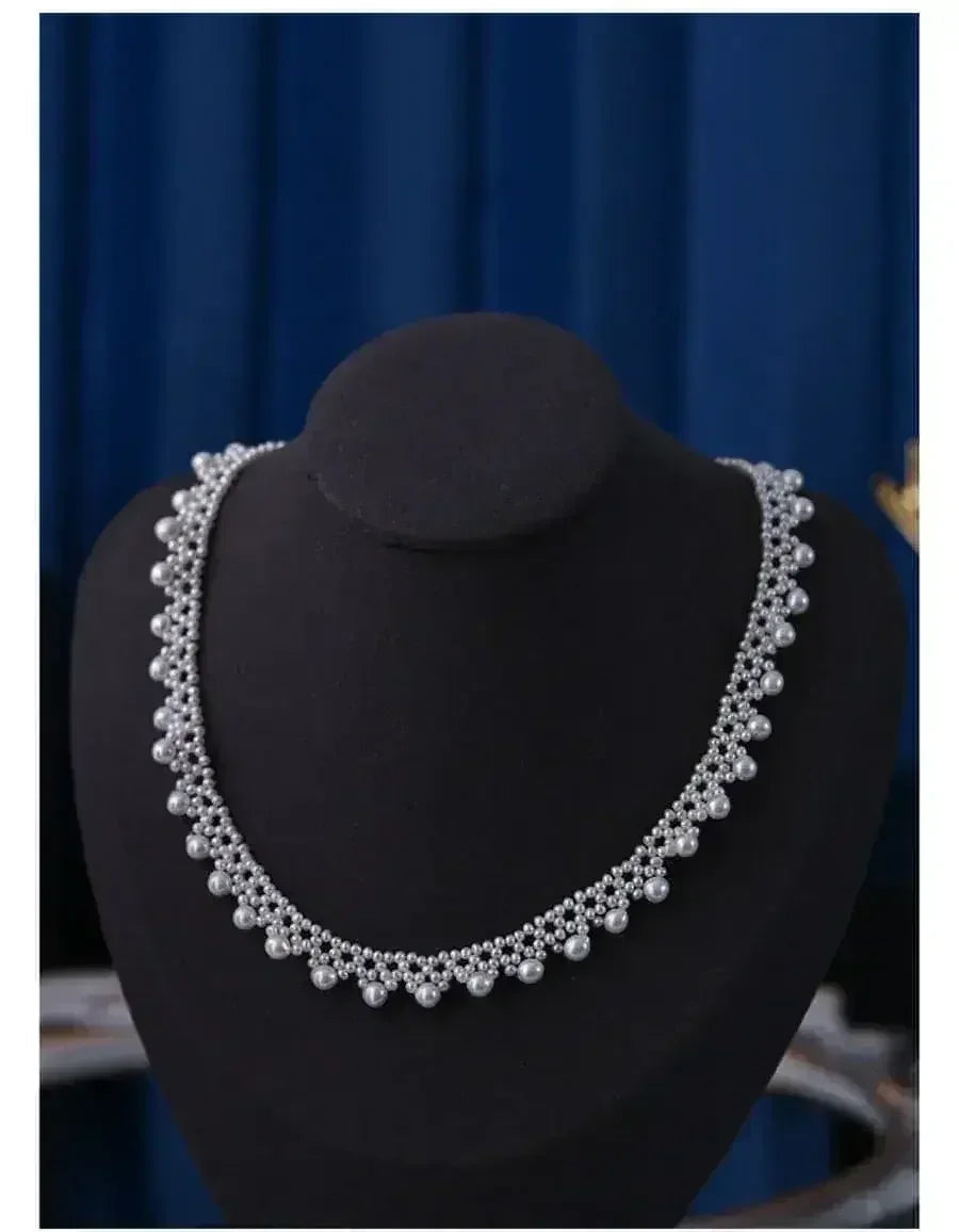 LuxeBijoux™ – Collier de perles des mers du Sud avec accent en or 18 carats