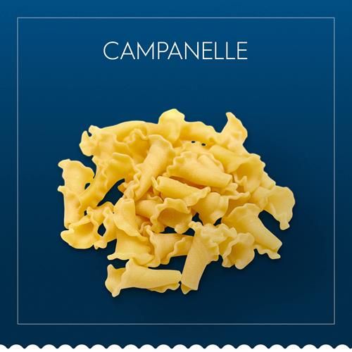 Pâtes Barilla Campanelle, boîte de 450 g – Pâtes sans OGM à base de semoule de blé dur – Pâtes certifiées casher