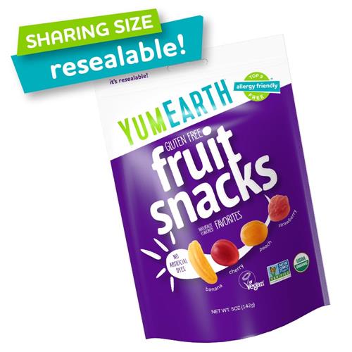 Yumearth Friandises aux fruits biologiques, assorties, 142 g