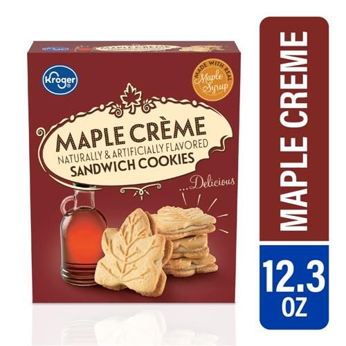 Kroger Biscuits sandwich à la crème d'érable 348 g