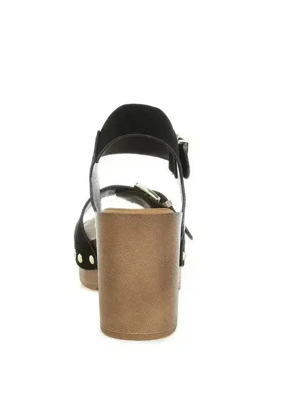 Sandales Sabots en Daim Véritable Lhasa