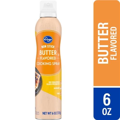 Vaporisateur de cuisson antiadhésif saveur beurre Kroger 170 g