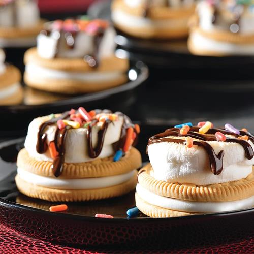 Biscuits Sandwich Dorés Double Crème Oreo, 397 g