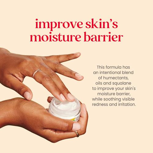 Crème de Nuit Apaisante Burts Bees, à l'Aloès et au Lait de Riz, Hydratant Visage pour Peaux Sensibles qui Apporte de l'Hydratation à la Peau Pendant Votre Sommeil, 98,8 % d'Origine Naturelle, Pot de 51 g.