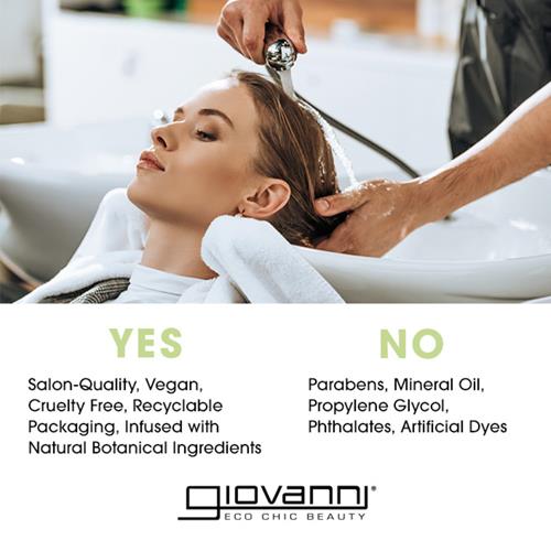 Giovanni Smoothing Castor Oil Shampoo Â€“ All Hair Types, Moisturize Hair & Scalp, Hydrate & Tame Frizz, Jojoba, Argan Oil, Coconut Oil, Shea Butter, Keratin - 13.5 Oz
