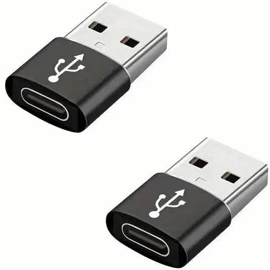Lot de 2 : Adaptateurs Mini USB vers Type-C – Transfert de fichiers pour téléphones Android