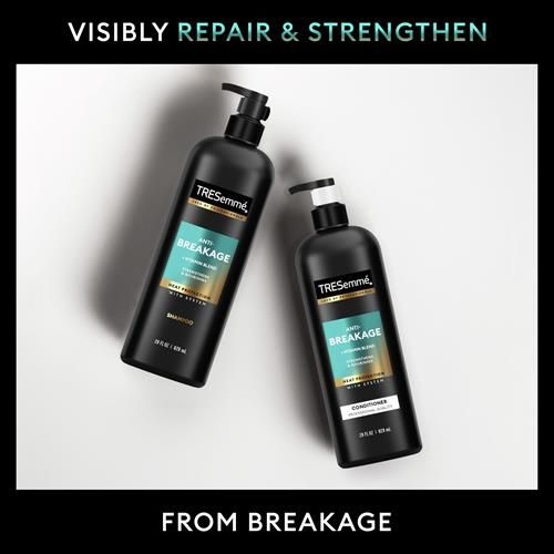 Shampooing Fortifiant & Nourrissant Anti-Casse Tresemmé Pour Cheveux Abîmés Formulé Avec la Technologie Pro Style 828 ml
