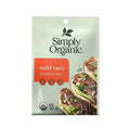 Assaisonnement doux pour tacos Simply Organic, certifié biologique, végétarien, 28 g