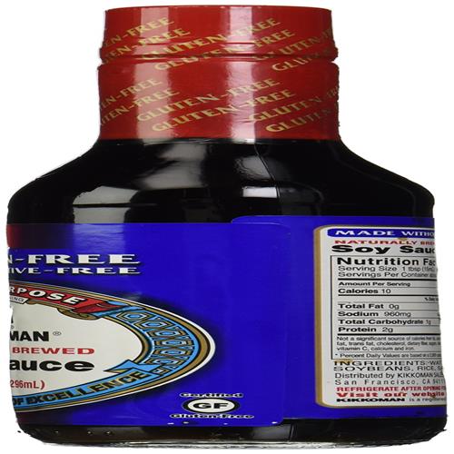 Sauce Soja Kikkoman, Sans Gluten, 283 g