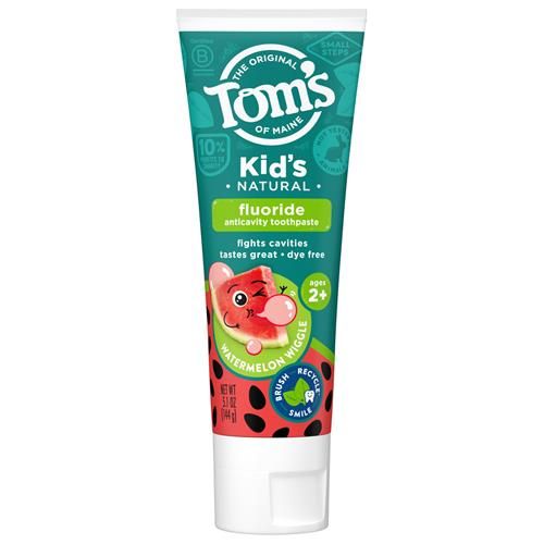 Toms Of Maine Dentifrice naturel pour enfants au fluor, pastèque, 145 g