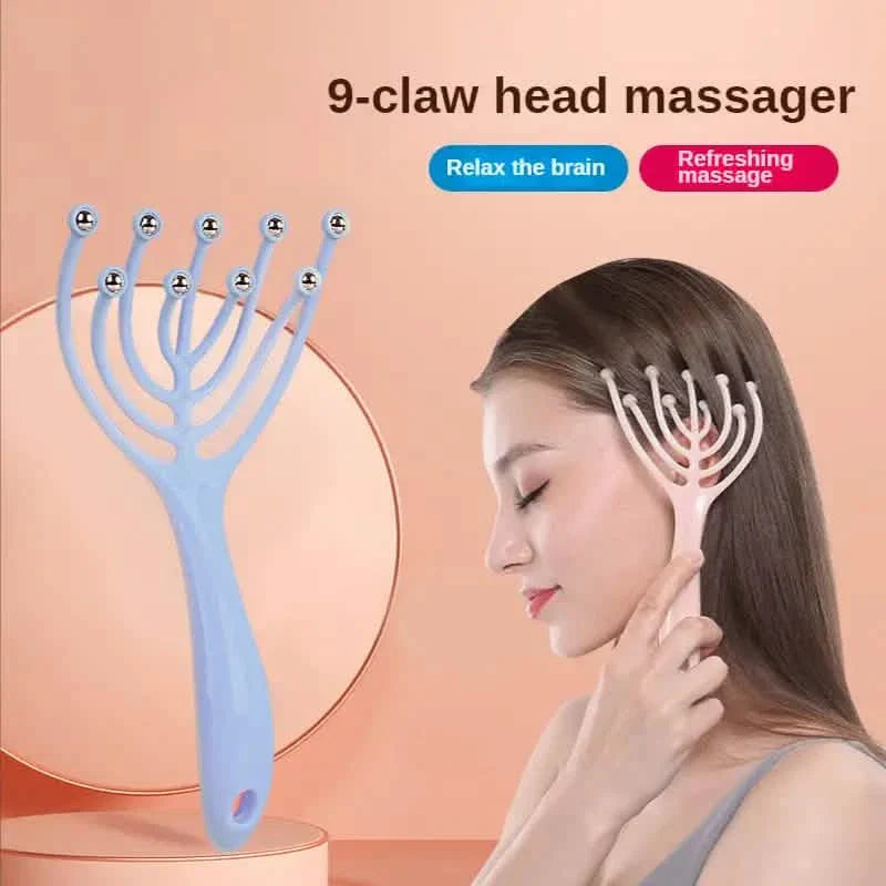 Masseur de tête SPA portable à 9 griffes