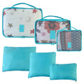 Lot de 9 pièces : sacs de rangement pour vêtements, organisateur de voyage résistant à l'eau pour bagages