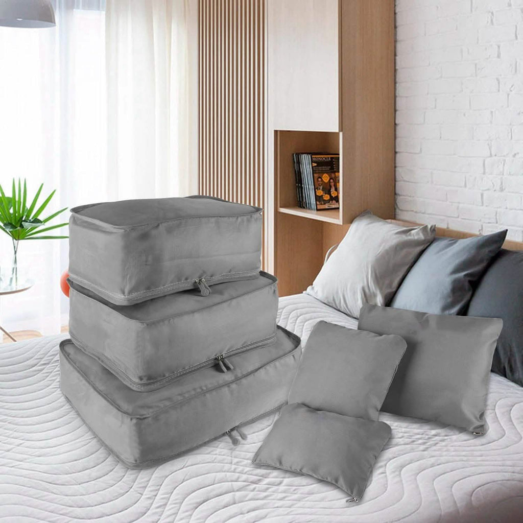 Lot de 9 pièces : sacs de rangement pour vêtements, organisateur de voyage résistant à l'eau pour bagages