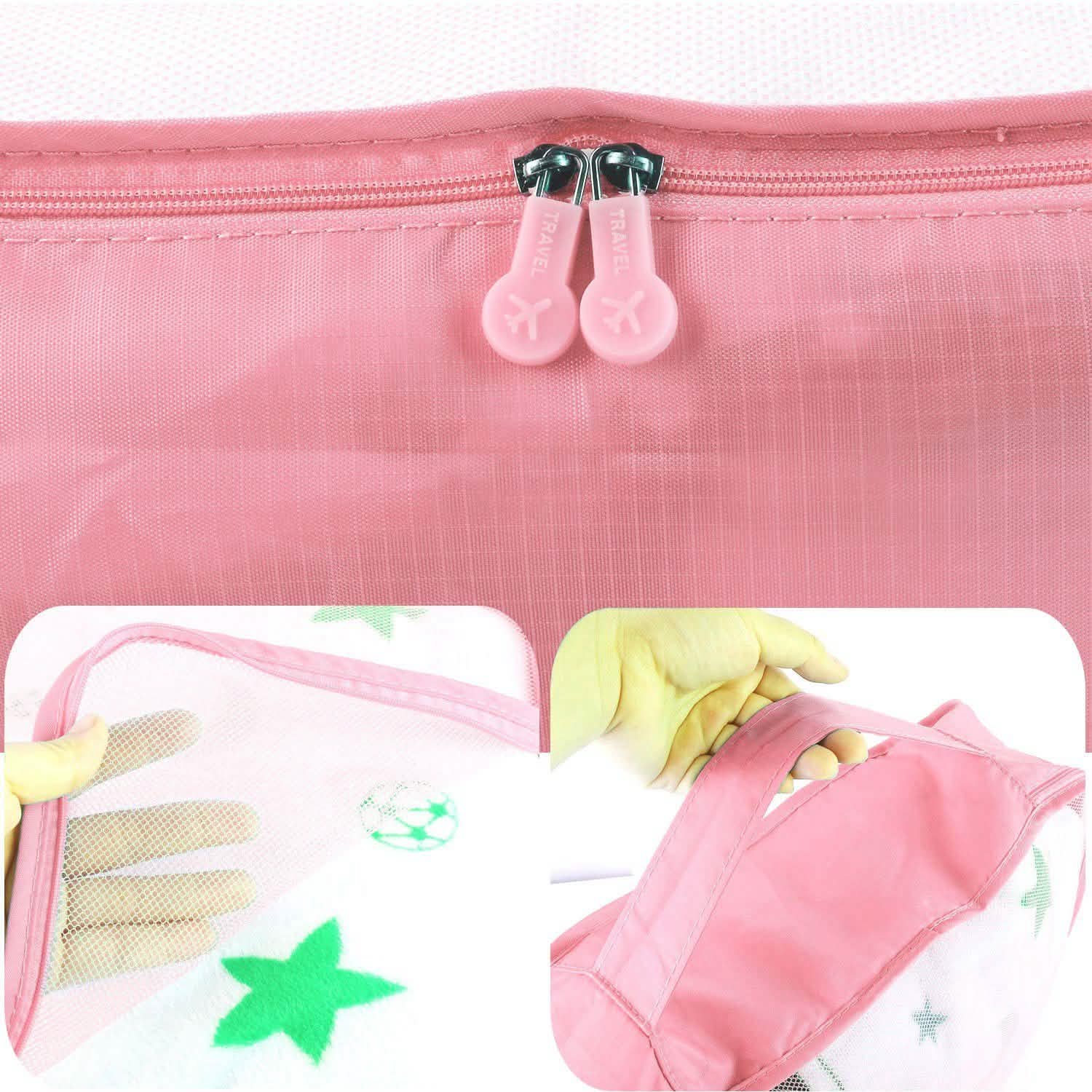 Lot de 9 pièces : sacs de rangement pour vêtements, organisateur de voyage résistant à l'eau pour bagages