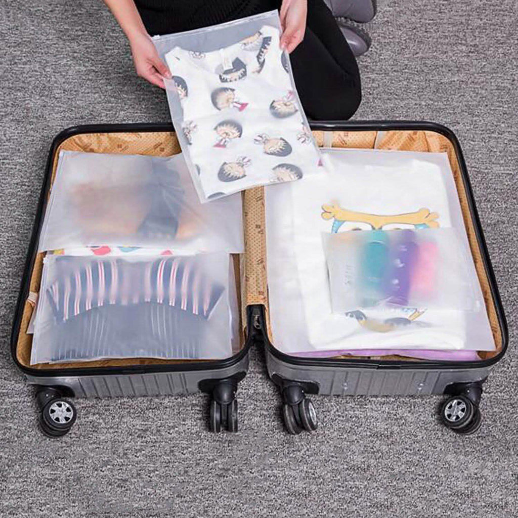 Lot de 9 pièces : sacs de rangement pour vêtements, organisateur de voyage résistant à l'eau pour bagages