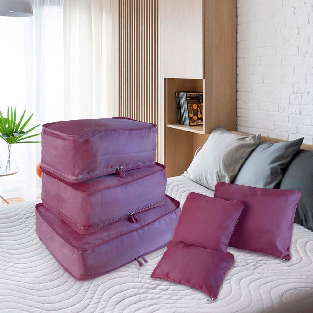 Lot de 9 pièces : sacs de rangement pour vêtements, organisateur de voyage résistant à l'eau pour bagages