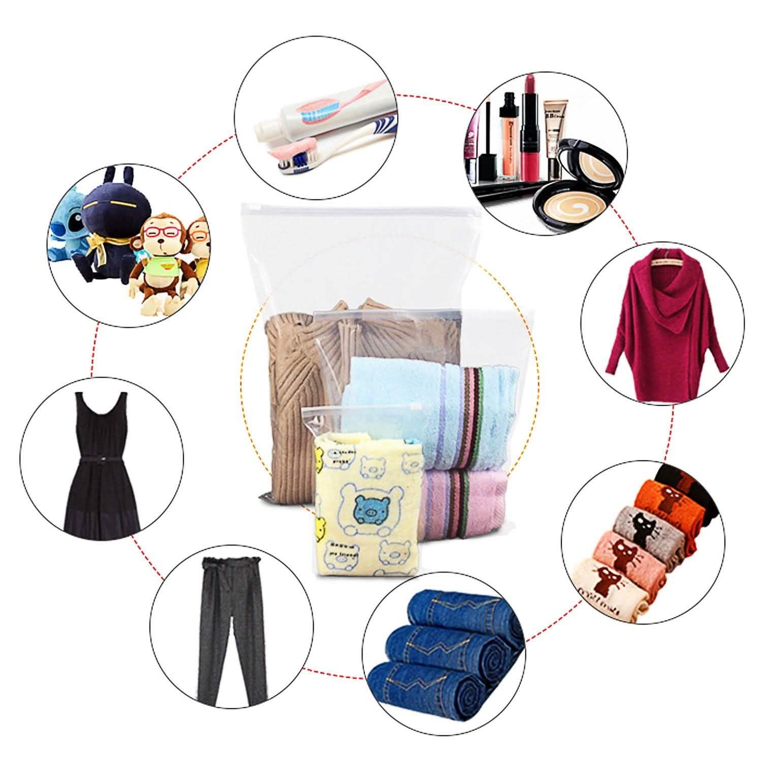 Lot de 9 pièces : sacs de rangement pour vêtements, organisateur de voyage résistant à l'eau pour bagages