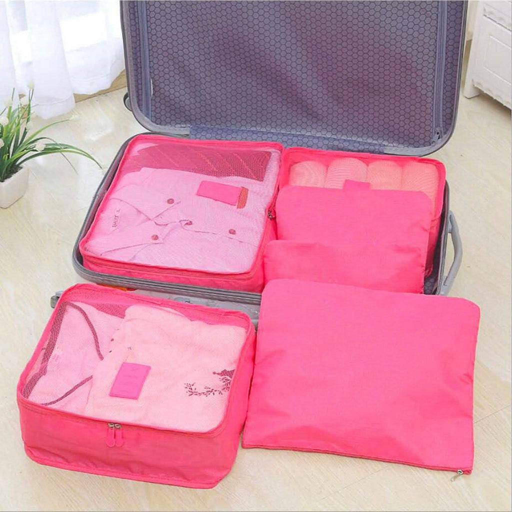 Lot de 9 pièces : sacs de rangement pour vêtements, organisateur de voyage résistant à l'eau pour bagages