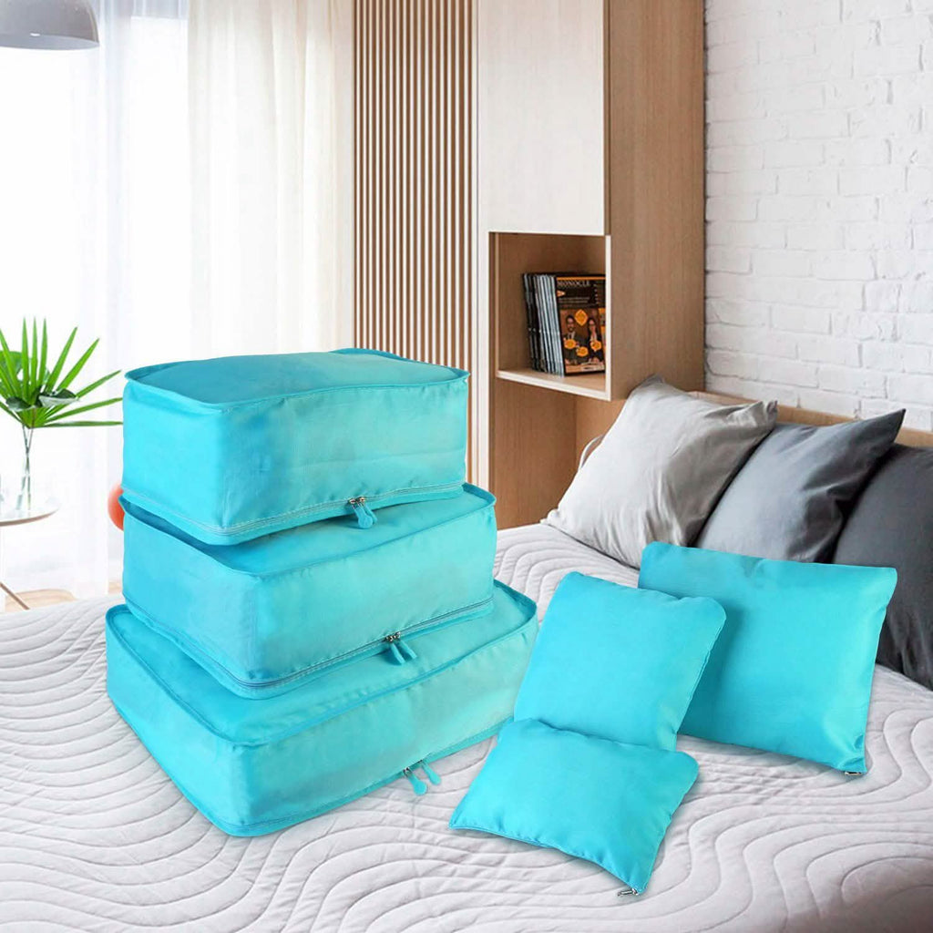 Lot de 9 pièces : sacs de rangement pour vêtements, organisateur de voyage résistant à l'eau pour bagages